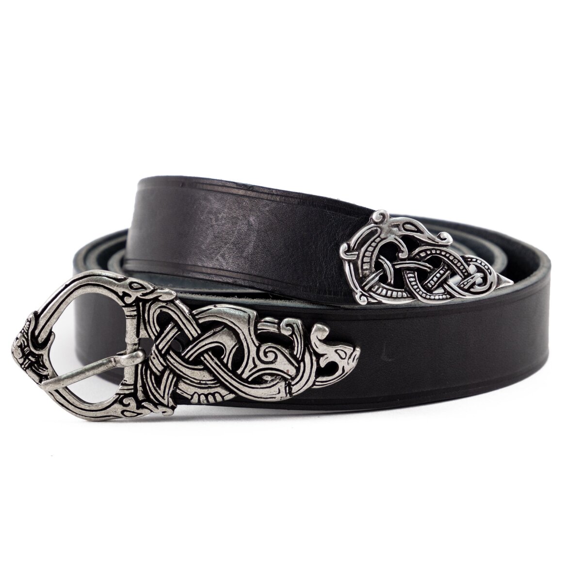 Viking Belt with end fitting - 3 cm black