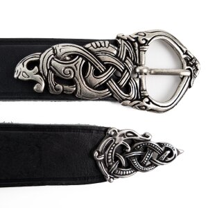 Viking Belt with end fitting - 3 cm black