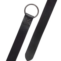 Mittelalter Gürtel 190cm 4cm breit black