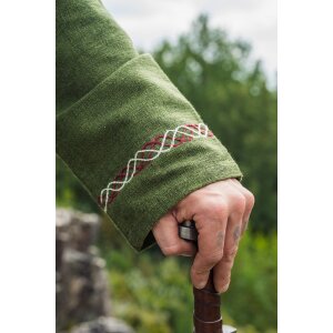 Viking Tunic with embroidery - Green S