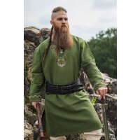 Viking Tunic with embroidery - Green S