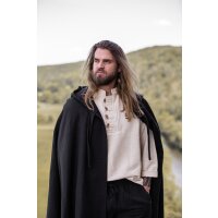 Medieval Cape with Hood black