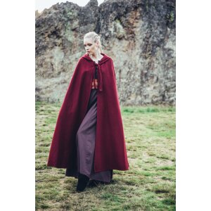 Medieval Cape with Hood red