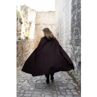 Medieval Cape with clasp brown