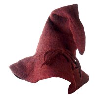 Wizard hat wool - red