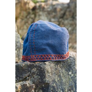 Medieval Cap "Anders" - Blue