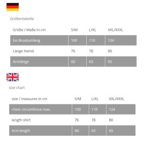 Mittelalterhemd weiß Langarm Leinen L/XL