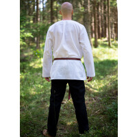 Medieval shirt white long sleeve linen L/XL