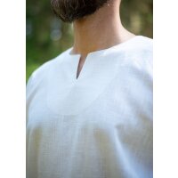 Medieval shirt white long sleeve linen L/XL