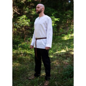 Medieval shirt white long sleeve linen XXL/XXXL