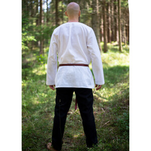 Medieval shirt white long sleeve linen XXL/XXXL