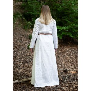 Mittelalter Kleid oder Unterkleid Leinen weiß