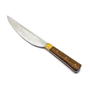 Medieval knife with 14.5cm blade made of stainless steel 1100 - 1500 wooden handle