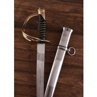 US cavalry saber, model 1860, replica with black handle