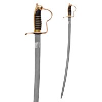 Prussian officer saber with steel scabbard