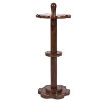 Round sword stand for 12 swords, wood