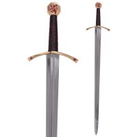 Bruce sword, medieval one handed sword with scabbard