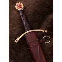 Bruce sword, medieval one handed sword with scabbard