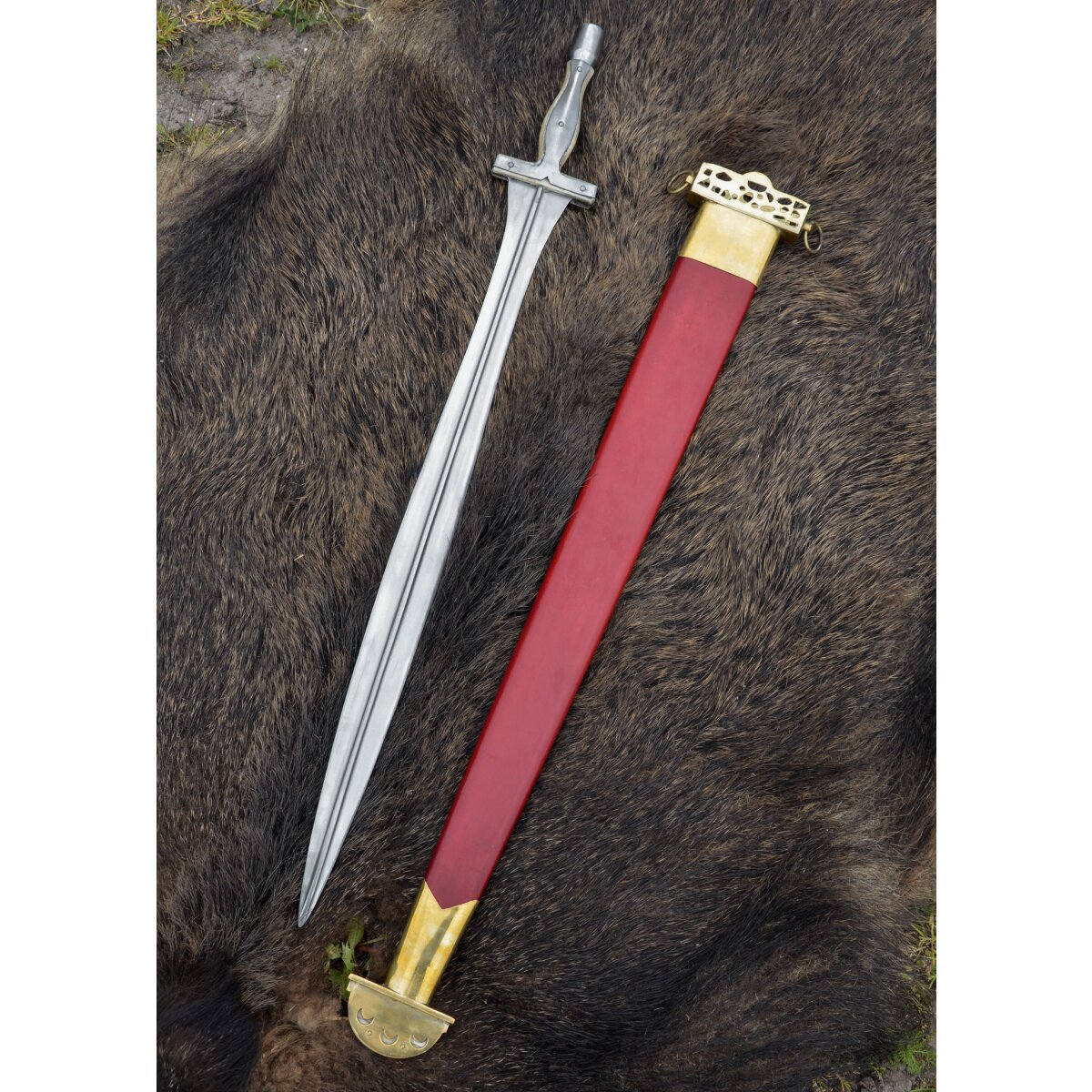 Griechisches Schwert aus Alfedena, mit Knochengriff