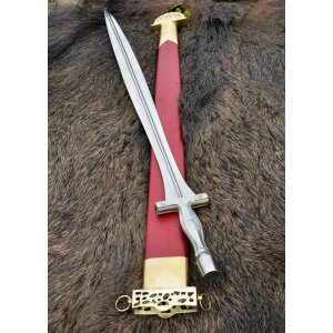 Greek sword from Alfedena, with bone handle