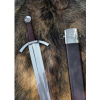 Medieval broadsword with scabbard