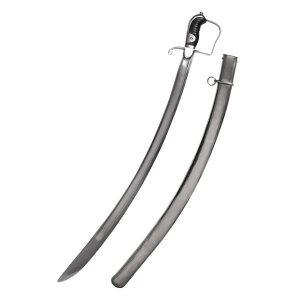 Light Cavalry Sabre (1796 Design) with steel scabbard