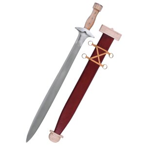 Greek Xiphos, Hoplite Sword with Scabbard 