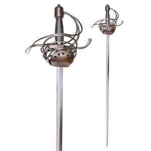 Pappenheimer Rapier with Wire-Wrapped Grip, 104 cm