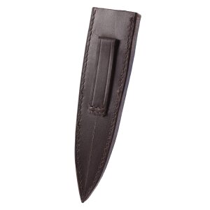 Brown Leather Sheath for Boot Dagger