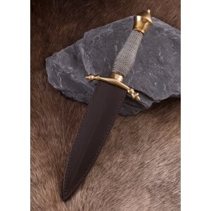 Brown Leather Sheath for Boot Dagger