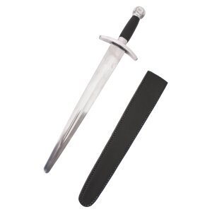 Medieval Dagger, battle-ready, including sheath