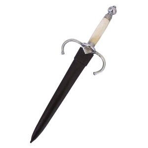 Rapier Companion Dagger, 16th Cebtury, with leather sheath