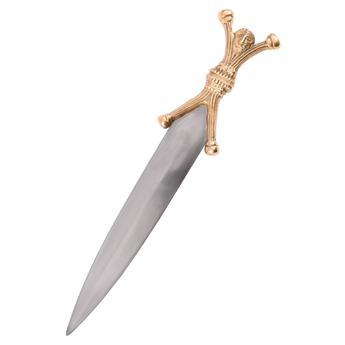 Celtic Dagger with anthropomorphic handle and pommel