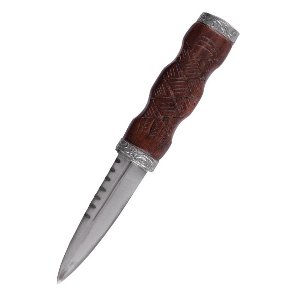 Sgian Dubh with brown handle