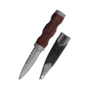 Sgian Dubh with brown handle