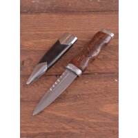 Sgian Dubh with brown handle