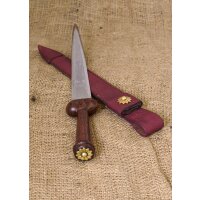 Bollock Dagger with Leather Sheath