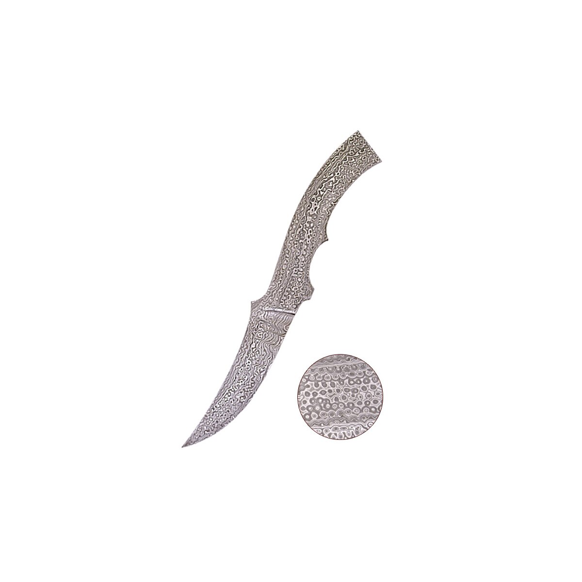 Damascus Steel Knife Blank