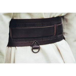 Viking Belt "Ingrid" dark brown