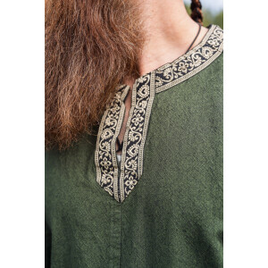 Viking short sleeve tunic with border "Richard" Green S