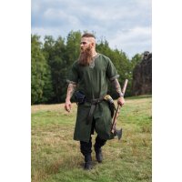 Viking short sleeve tunic with border "Richard" Green XXL