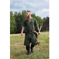 Viking short sleeve tunic with border "Richard" Green XXXL