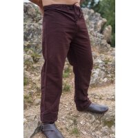 Leinenhose "Asmund" Dunkelbraun M