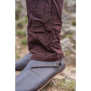 Leinenhose "Asmund" Dunkelbraun L