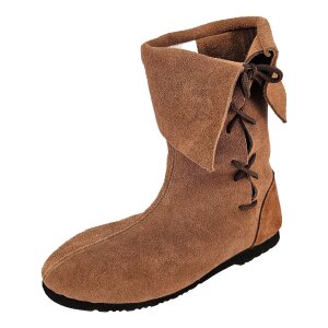 Gauntlet Boots Suede leather "Sigurd" Brown 44