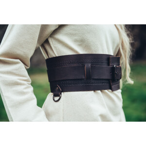 Viking Belt "Ingrid" dark brown 90cm