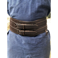 Viking Belt "Solveig" dark brown 100cm