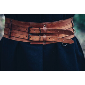 Robust Viking Belt "Sif" Light Brown 120cm