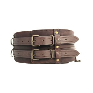 Robust Viking Belt "Sif" Dark Brown 120cm