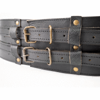 Robust Viking Belt "Sif" Black 120cm